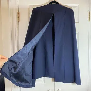 Lavish Alice Dresses Lavish Alice Navy Blue Cape Dress Poshmark